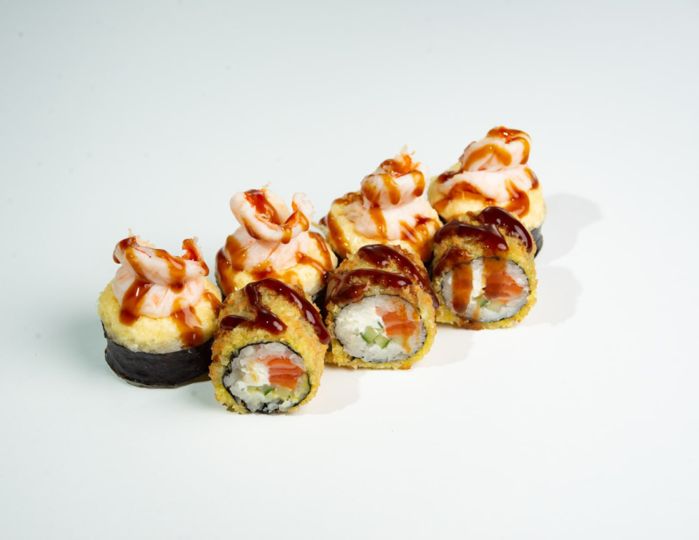 фото 16.Запечённая сборка с креветкой (7шт)